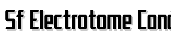 Sf-Electrotome-Condensed font